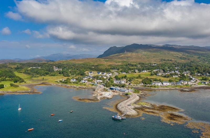 Aerial view of Arisaig Marina photo copyright Sail Scotland / Airborne Lens taken at 