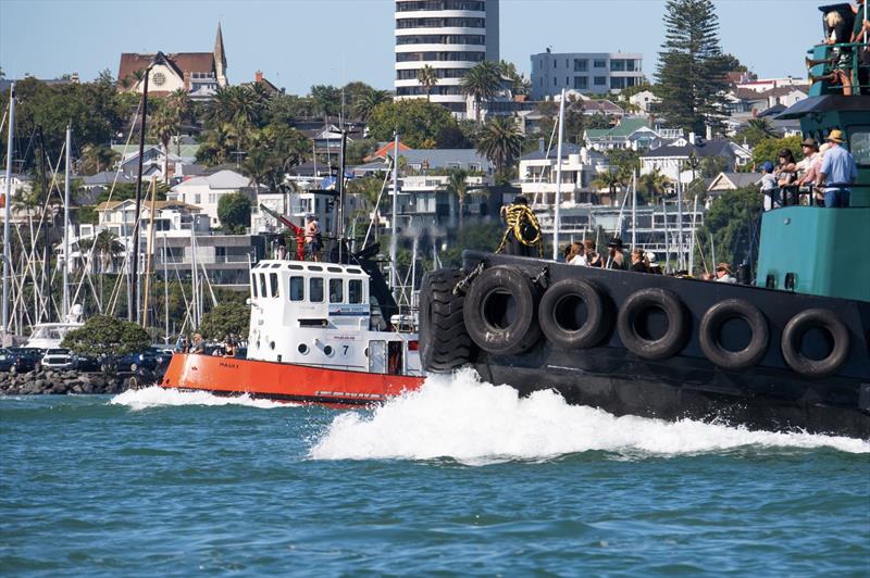 The tugboat race and display is always a firm favourite with spectators. - photo © Lissa Reyden