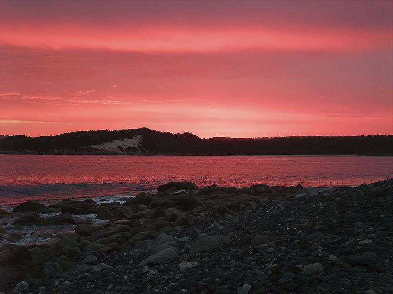Unretouched image of dusk at Grassy Harbour - King Island photo copyright John Curnow taken at King Island Boat Club