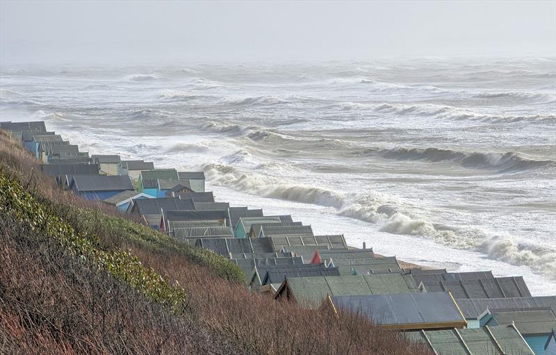 122mph, or 106 knots, was recorded at The Needles, Isle of Wight on Friday 18 February 2022 - photo © Mark Jardine