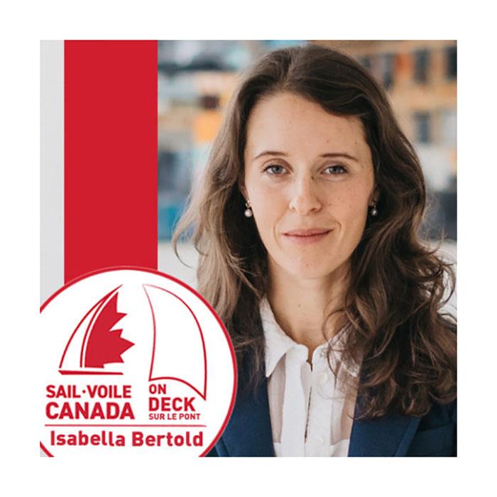 Isabella Bertold photo copyright Sail Canada taken at Sail Canada