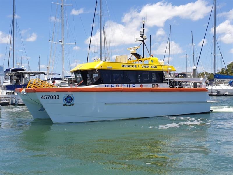 Rescue 1, VMR Hervey Bay's main purpose built rescue vessel photo copyright Fisho's Tackle World taken at 