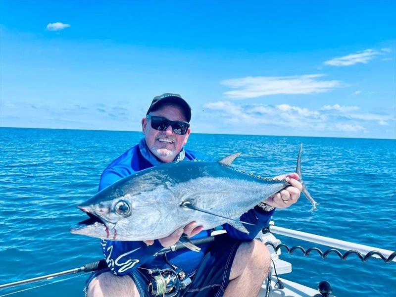 Scott had a good session on the longtail tuna last weekend when conditions where more favourable photo copyright Fisho's Tackle World taken at 