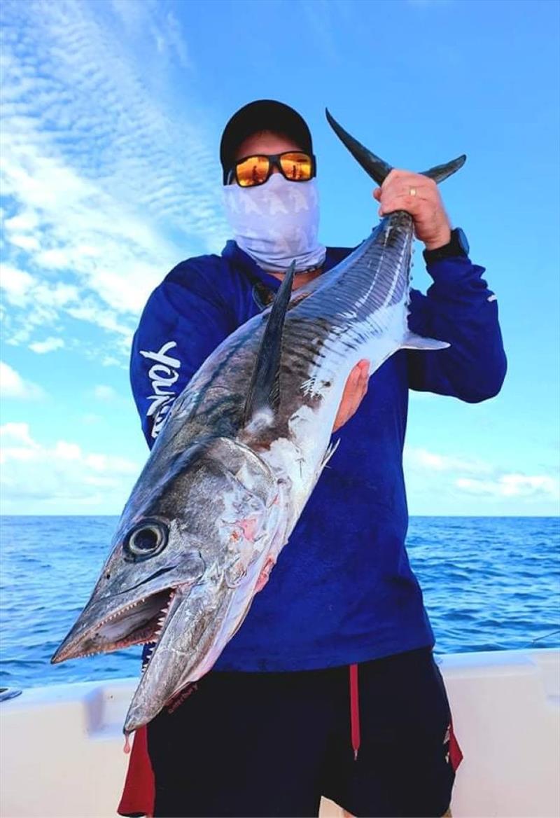 A good table size spanish mackerel caught with Bobby from Hot Reels Pro Fish Charters photo copyright Fisho's Tackle World taken at 