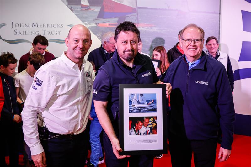 John Merricks Sailing Trust Legacy Awards: (l-r) Ian Walker, Tony Bishop and David Bithell photo copyright Paul Wyeth / RYA taken at RYA Dinghy Show