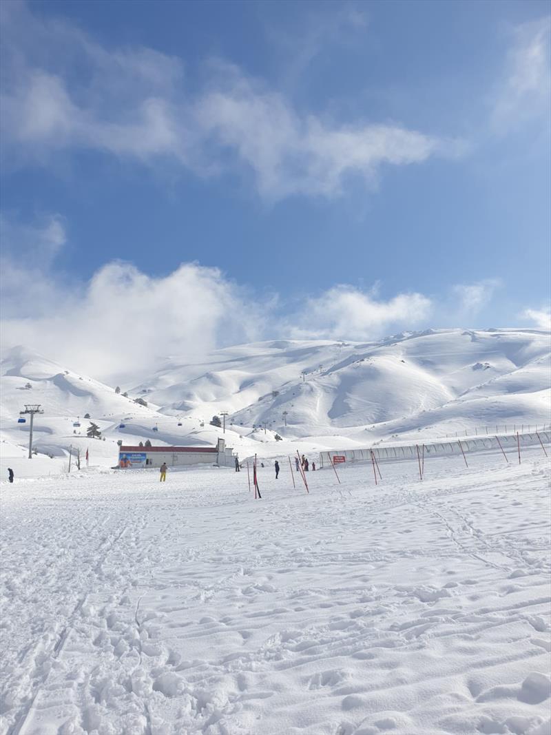 Skiing at Nikfer Bozdag Ski Field photo copyright SV Red Roo taken at 