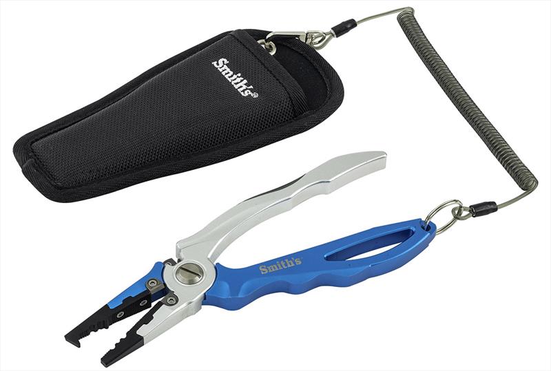 Smith's Regal River Fishing Pliers with Sharpener - photo © Mark Mathews