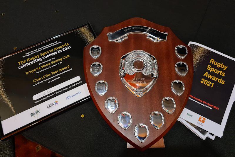 Draycote Water Sailing Club receive Club of the Year in the Rugby (borough) Sports Awards  photo copyright William Whittaker taken at Draycote Water Sailing Club