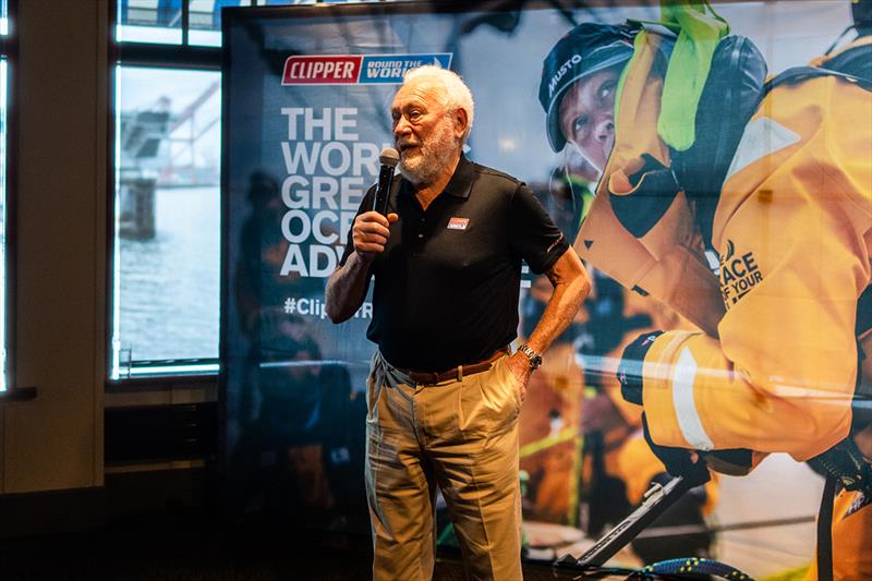 Clipper Race - Sir Robin Knox- Johnston photo copyright John Rourke taken at 