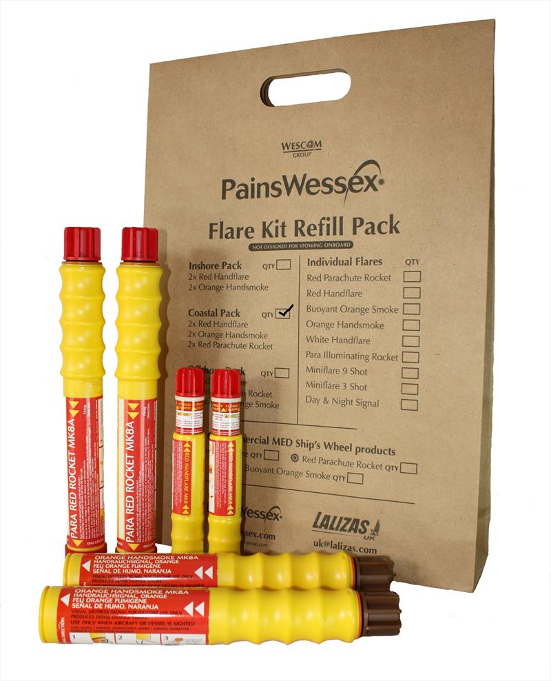 Lalizas UK distributor for Pains Wessex's new sustainable flare pack photo copyright Lalizas UK taken at 
