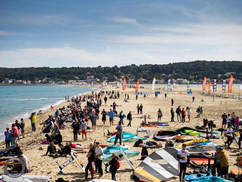 GWA Wingfoil World Cup France 2022 Day 1 photo copyright Samuel Cardenas / GWA taken at 