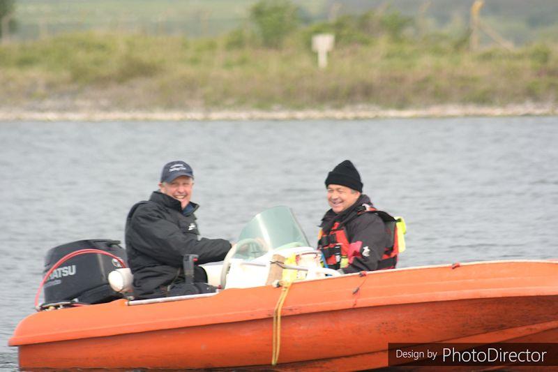 Even the safety crew enjoyed the day - Border Counties Midweek Sailing at Shotwick Lake photo copyright Pete Chambers / www.instagram.com/boodog_photography taken at Shotwick Lake Sailing