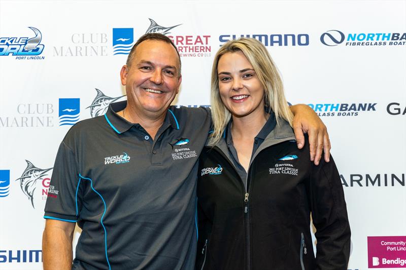 Port Lincoln Tuna Classic organisers Russell Bianco and Gabriella Gabbana photo copyright Hook & Hammer Creative Media taken at 