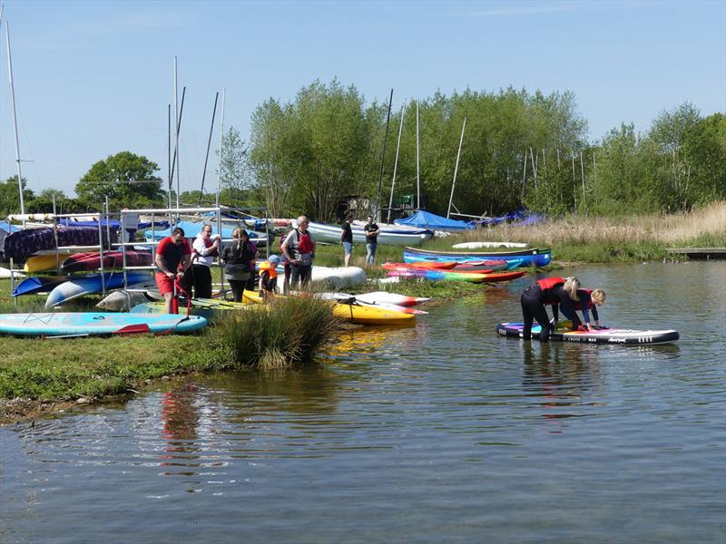 SESCA's Discover Sailing & Kayaking Open Day photo copyright Mike Steele taken at St Edmundsbury Sailing & Canoeing Association