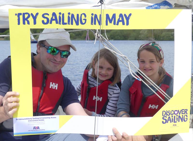 SESCA's Discover Sailing & Kayaking Open Day photo copyright Mike Steele taken at St Edmundsbury Sailing & Canoeing Association