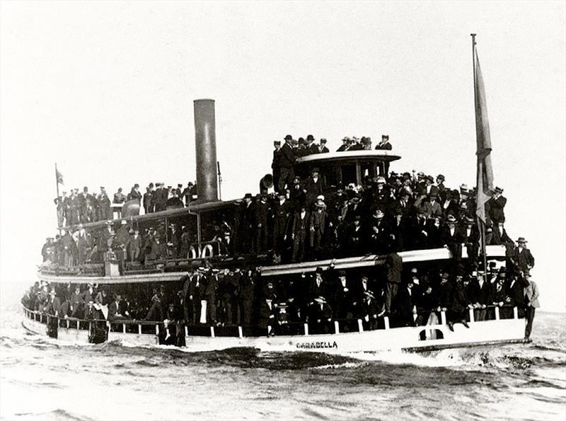 1910, Carabella ferry photo copyright Archive taken at Australian 18 Footers League