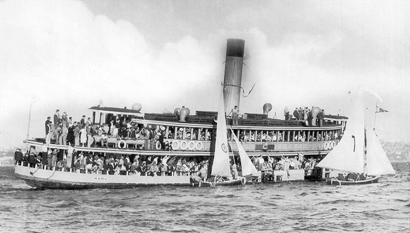 1951 ferry, Ribbon presentation at the JJs photo copyright Archive taken at Australian 18 Footers League