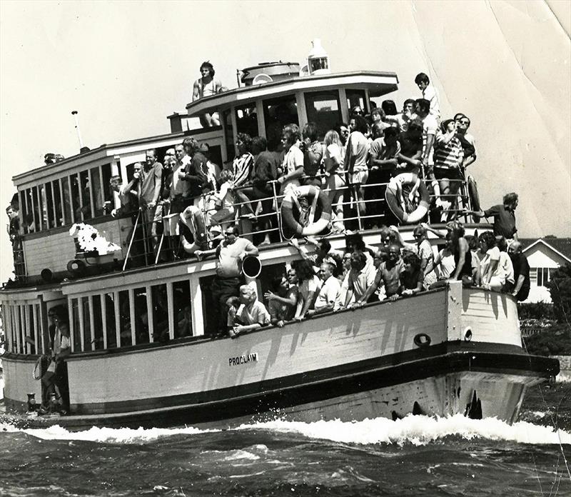 Proclaim ferry 1950-60 photo copyright Archive taken at Australian 18 Footers League