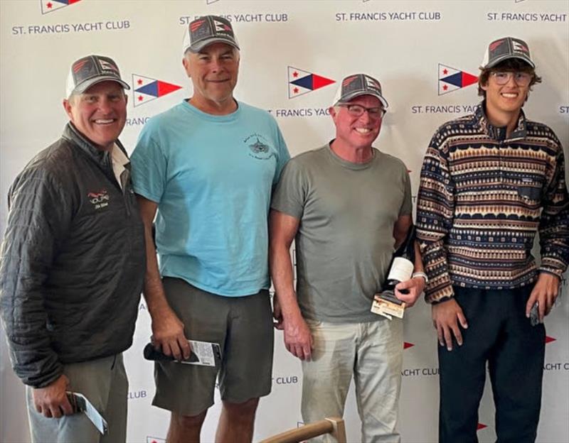 Third place team skippered by 17-year-old Tor Svendsen. From left to right: Steve Marsh, Russ Silvestri, Sean Svendsen, and Tor Svendsen. - photo © Chris Ray / www.crayivp.com