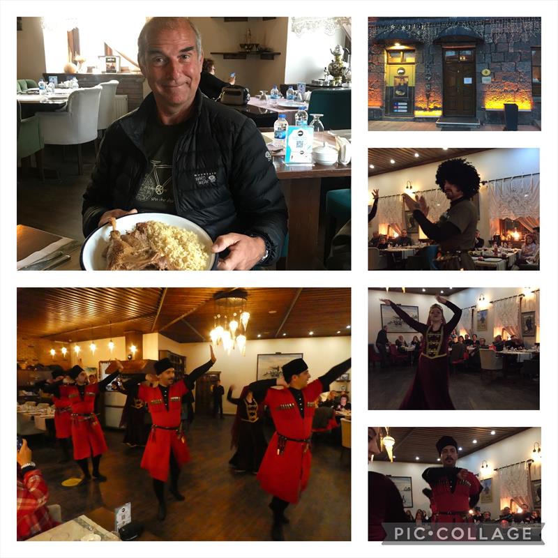 Our evening in Kars eating Goose and Turkish Dancing - photo © SV Red Roo