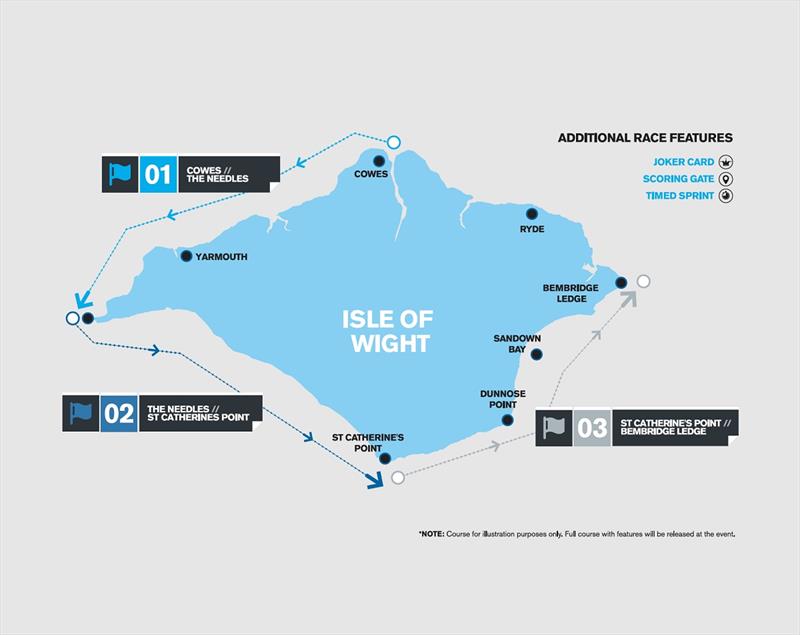 The Knox-Johnston Cup race route photo copyright Clipper Race taken at 