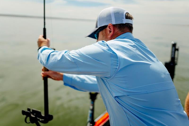 New Whitewater Rapids Fishing Shirt photo copyright Whitewater taken at 