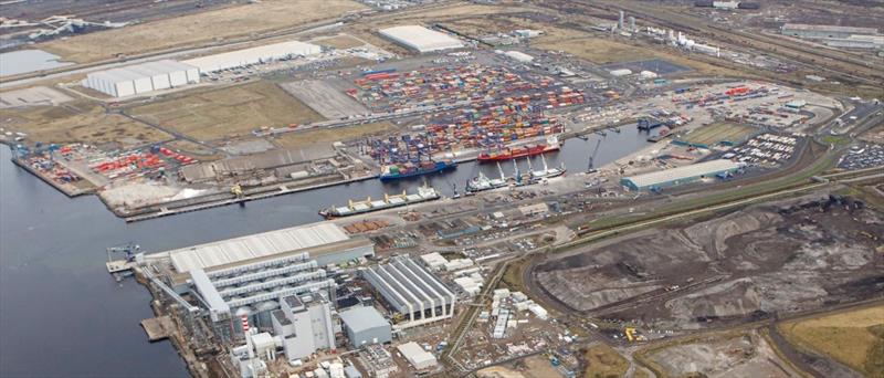 PD Ports:  decarbonisation is at the forefront of the port's strategy photo copyright PD Ports taken at 