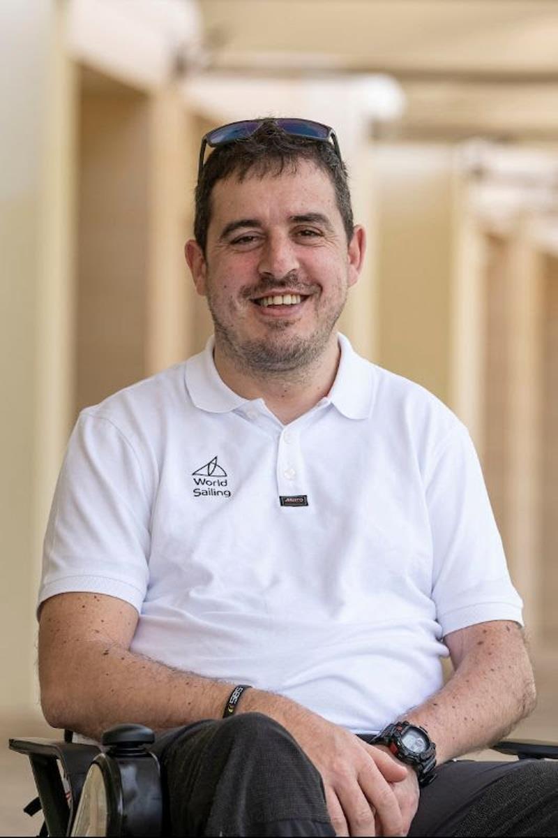 Massimo Dighe, Para Sailing Manager at World Sailing photo copyright Oman Sail taken at Oman Sail