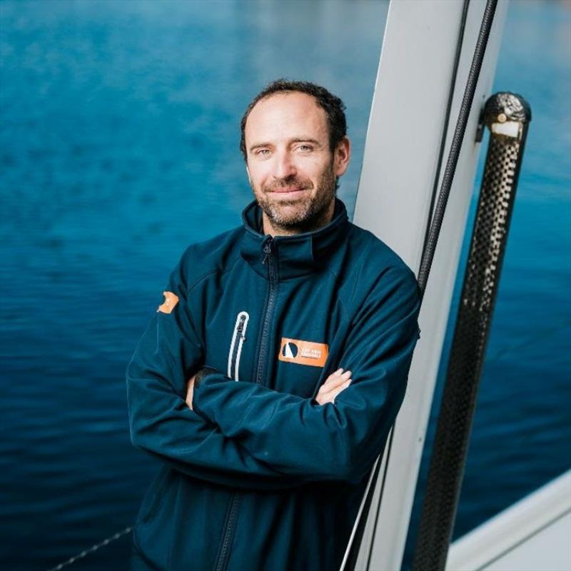 Sébastien Marsset, skipper of IMOCA Cap Agir Ensemble photo copyright Jean-Louis Carli / Alea taken at 