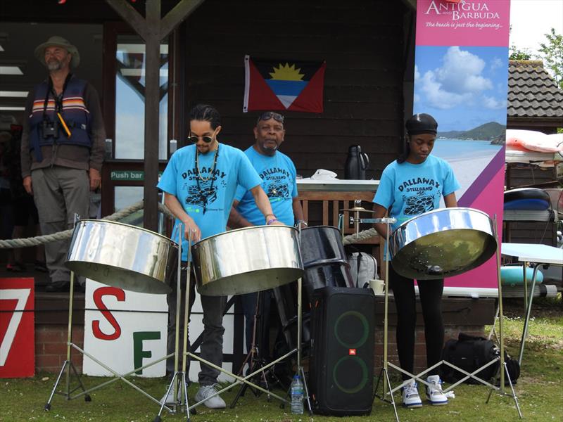 The band at the SESCA Antigua Sailing Day Regatta 2022 photo copyright Steve Smith taken at St Edmundsbury Sailing & Canoeing Association