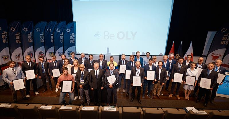 Sailing Legends inaugurate the SSL Gold Cup 2022 at Olympic Museum - photo © Felix Diemer