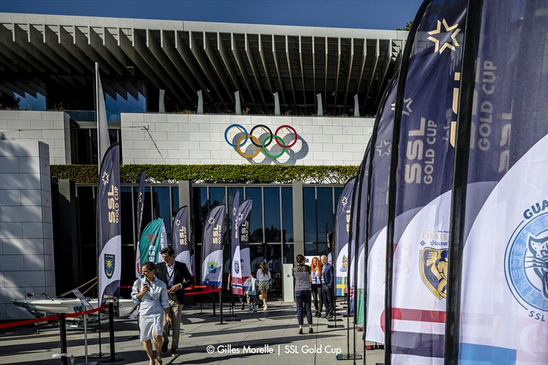 Sailing Legends inaugurate the SSL Gold Cup 2022 at Olympic Museum photo copyright Gilles Morelle taken at 