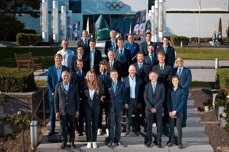 Sailing Legends inaugurate the SSL Gold Cup 2022 at Olympic Museum - photo © Felix Diemer