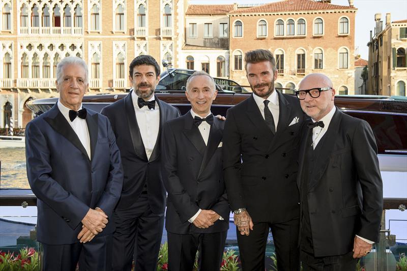 Scuderia Ferrari, Pierfrancesco Favino, Alberto Galassi, David Beckham, Domenico Dolce photo copyright Massimo Paolone / LaPresse taken at 