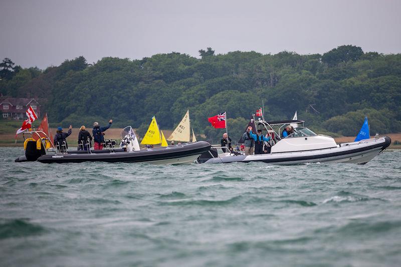 HRH The Princess Royal greets race and safety officials at the RLymYC Centenary Regatta Day - photo © Sportography