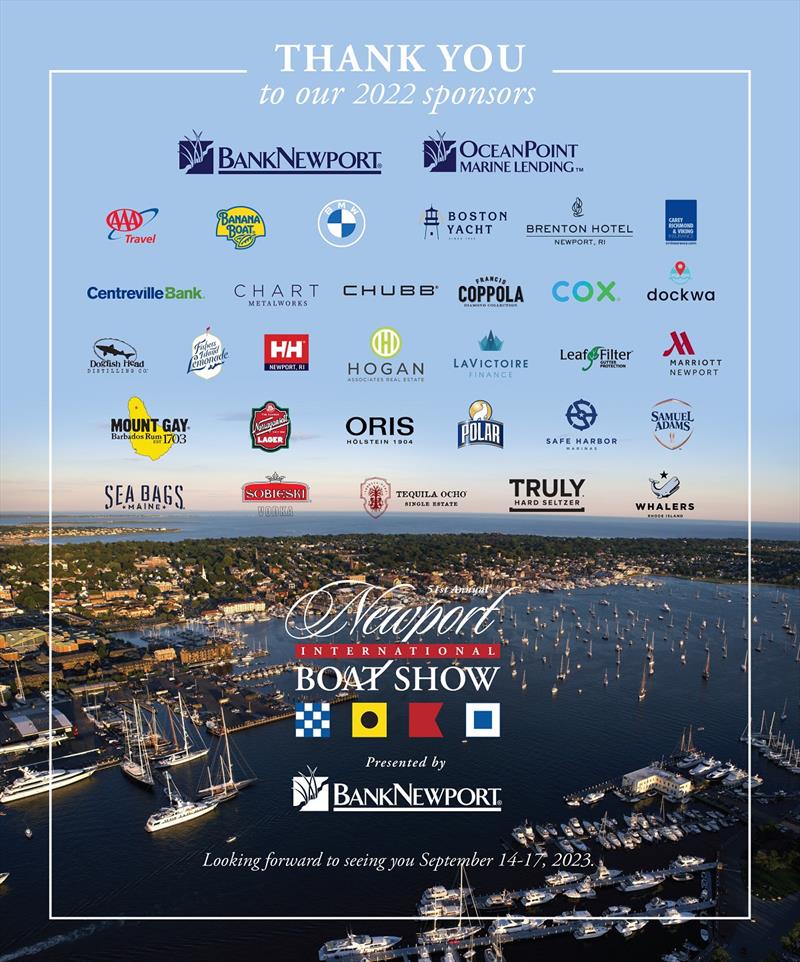 Newport International Boat Show announces partners and sponsors photo copyright Andrew Golden taken at 