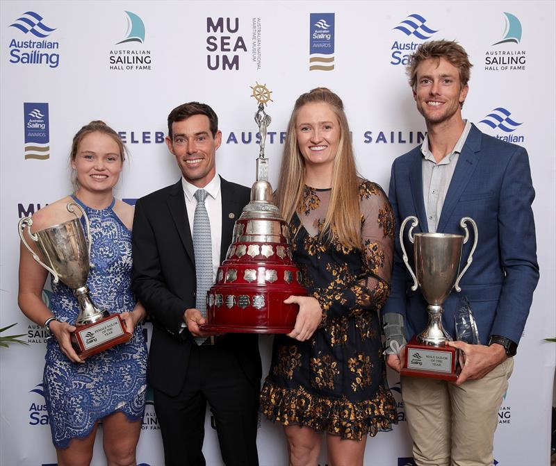 Nia Jerwood, Mat Belcher, Monique de Vries and Will Ryan photo copyright Gregg Porteous taken at Australian Sailing