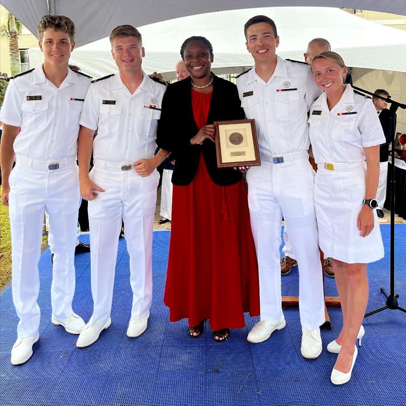 John Neubauer and crew of Wasp photo copyright Trixie Wadson taken at Royal Bermuda Yacht Club