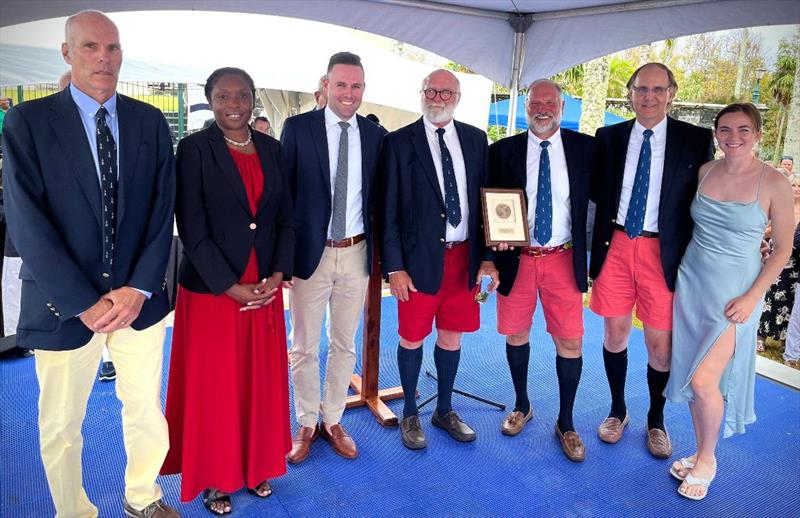 Brian Bush, Jeff Bush, Jonathan Smith, Tom Tetrault , Paul Duffy, Mary Bush photo copyright Trixie Wadson taken at Royal Bermuda Yacht Club