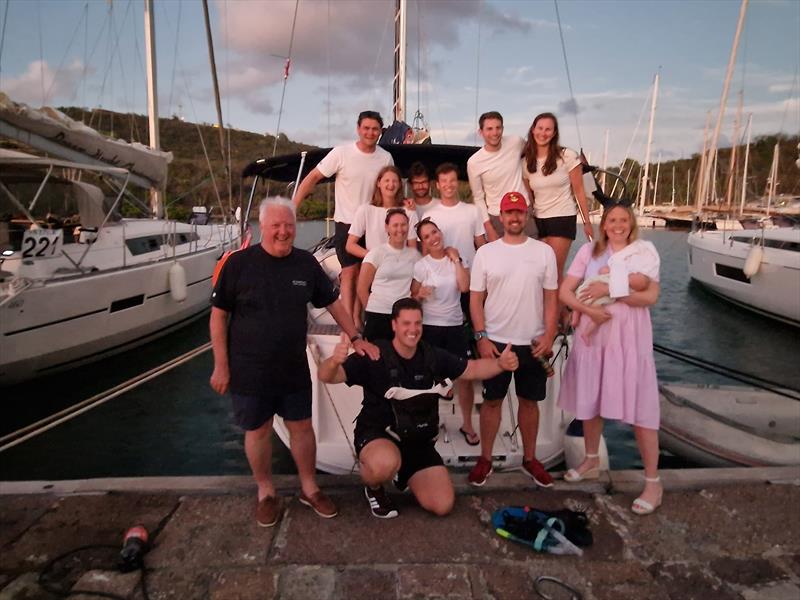 Crew of Cobra (Royal Thames Yacht Club) and Friends - Winners of the 2022 prize photo copyright Antigua Sailing Week taken at Antigua Yacht Club
