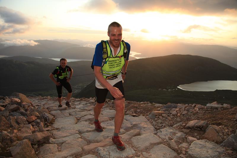 Approaching the top of Ben Nevis - photo © Rob Howard