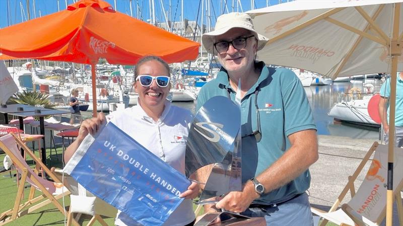 Stuart Greenfield's S&S 34 Morning After, winner of IRC Two-Handed, racing with Louise Clayton wins the Slingshot Trophy photo copyright Morning After taken at Royal Ocean Racing Club