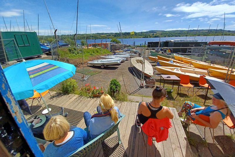 View from the club house at Castle Semple photo copyright Sailability Scotland taken at Castle Semple Sailing Club