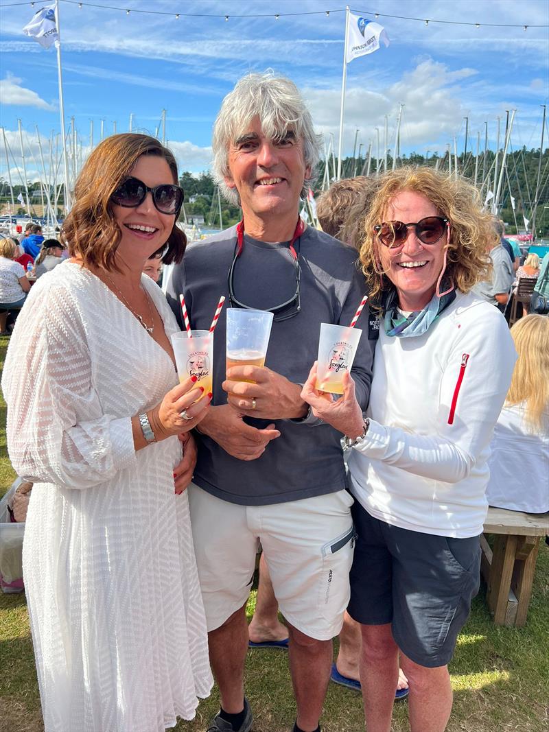 Enjoying drinks from reusable cups at Volvo Cork Week photo copyright Róisín Kivlehan taken at Royal Cork Yacht Club