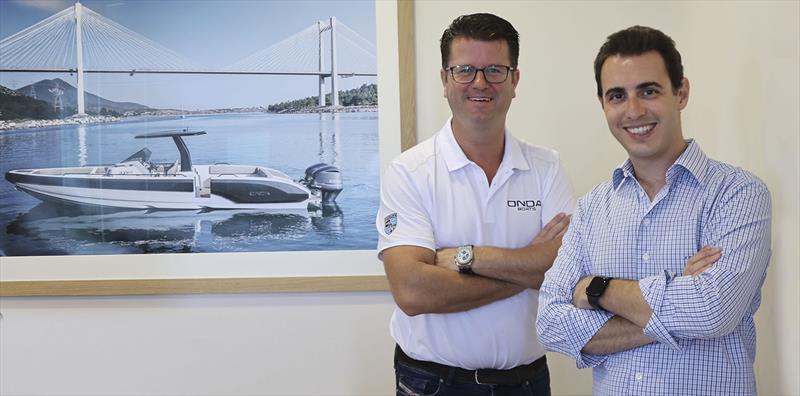 From left, Frits van der Werff and George Riginos - photo © Onda Tenders