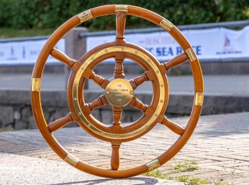 The Monohull Line Honours Trophy - Bobby Lowein Wheel for the Roschier Baltic Sea Race photo copyright Pepe Korteniemi taken at Royal Ocean Racing Club