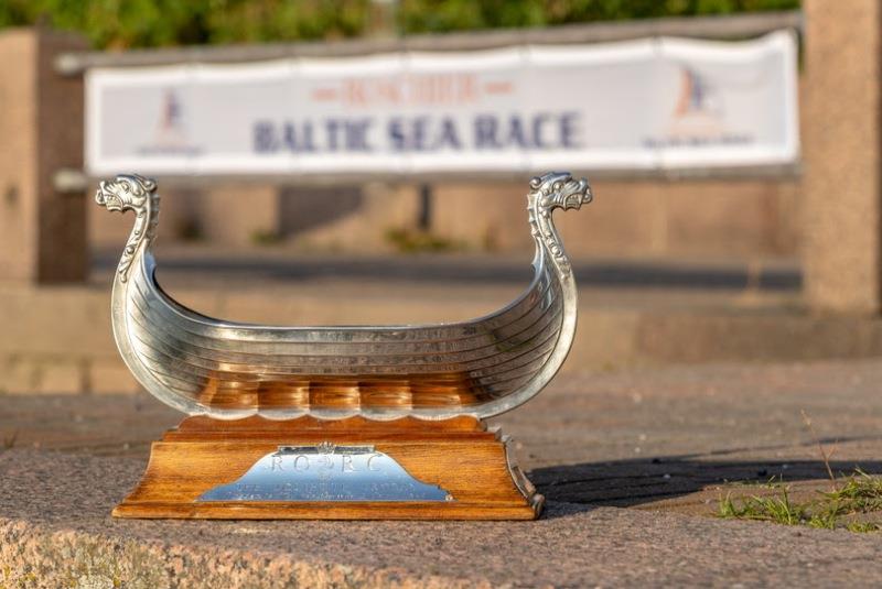 Joliette Trophy for Multihull Line Honours in the Roschier Baltic Sea Race photo copyright Pepe Korteniemi taken at Royal Ocean Racing Club
