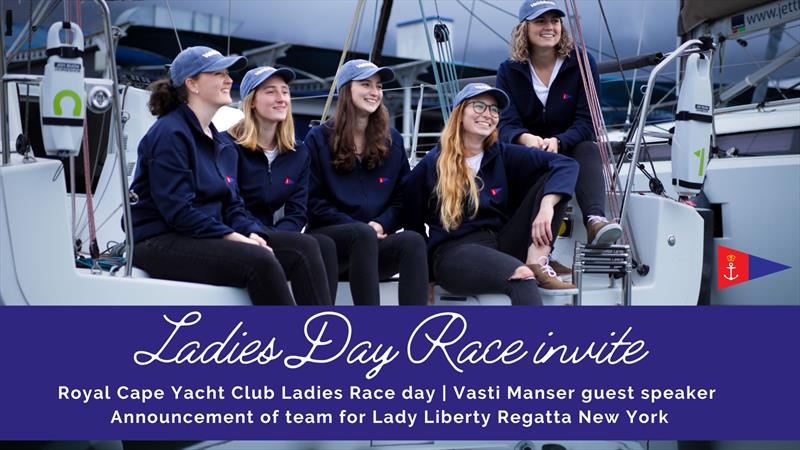 Royal Cape Yacht Club celebrates Women's week Sat 13 Aug with all-Ladies Race photo copyright Royal Cape Yacht Club taken at Royal Cape Yacht Club