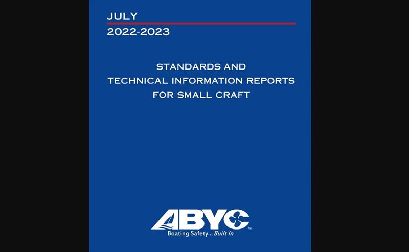 Standards and Technical Information Reports for Small Craft photo copyright ABYC taken at 