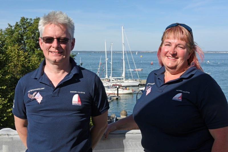 Bobby Drummond and Charlene Howard are racing Two-Handed on Charlene's Sun Odyssey 45 AJ Wanderlust  photo copyright Rick Tomlinson / www.rick-tomlinson.com taken at Royal Ocean Racing Club